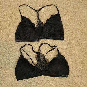 Set of 2 Lace Bralettes